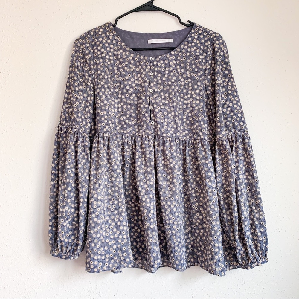 Zara Micro Floral Blouse / M